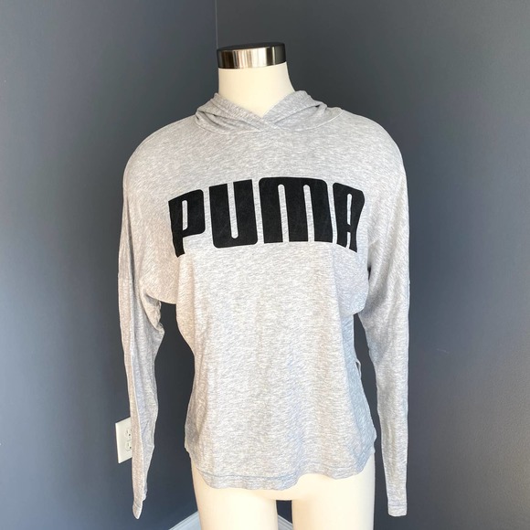 Puma gray hooded tee - Picture 1 of 4